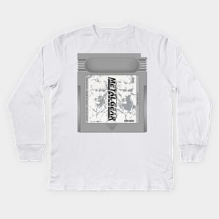 MGS Game Cartridge Kids Long Sleeve T-Shirt